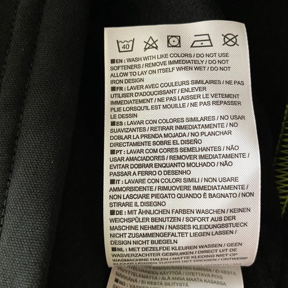 Nike Dri-Fit  Black and Neon half zip Pullover Size M - Picture 5 of 9